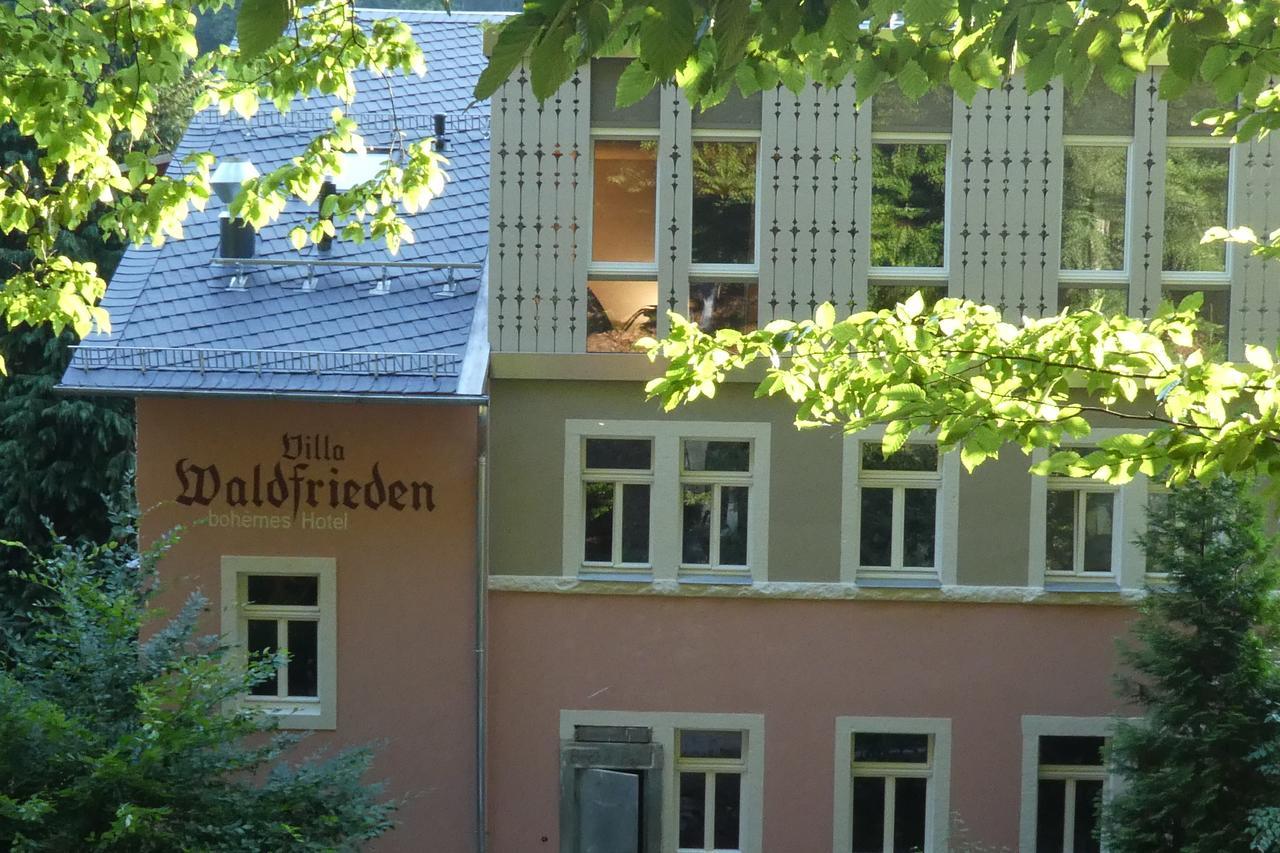 Bio-Hotel Villa Waldfrieden Bad Schandau Exterior foto